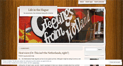 Desktop Screenshot of lifeinthehague.com